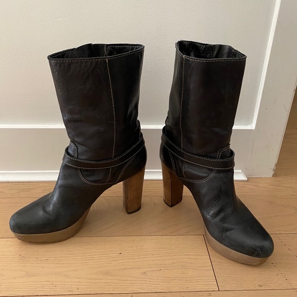 lavorazione artigiana black boots size 38 - Picture 3 of 7